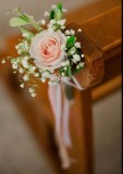 Inchiriere Decor elegant pentru scaune invitati sau bancute biserica