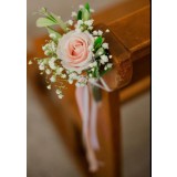 Inchiriere Decor elegant pentru scaune invitati sau bancute biserica