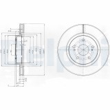 DELPHI BG4131 Disc frana