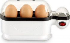 Fierbator de oua Trisa capacitate 3 oua, 3 niveluri de fierbere, antiaderent, design Slim foto