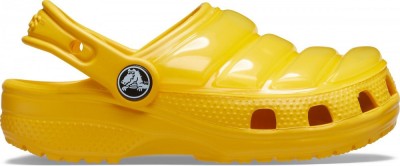 Saboti Crocs Kids&amp;#039; Classic Neo Puff Clog Galben - Canary foto