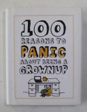 100 REASONS TO PANIC ABOUT BEING A GROWN UP , illustrations by GEMMA CORRELL , 2015