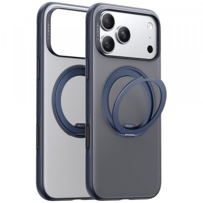 Husa MagSafe pentru Apple iPhone 17 Pro, Torras, Ostand R Fitness, Albastra foto