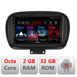 Navigatie dedicata Fiat 500 2014- D-539 Lenovo Octa Core cu Android Radio Bluetooth Internet GPS WIFI DSP 2+32 GB 4G KIT-539+ED CarStore Technology