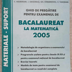 GHID DE PREGATIRE PENTRU EXAMENUL DE BACALAUREAT LA MATEMATICA 2005-L. SAVU SI COLAB.