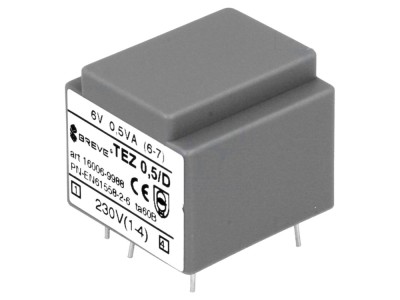 Transformator &amp;icirc;ncapsulat 0,5VA 230VAC 6V foto