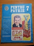 Revista pentru patrie iulie 1989