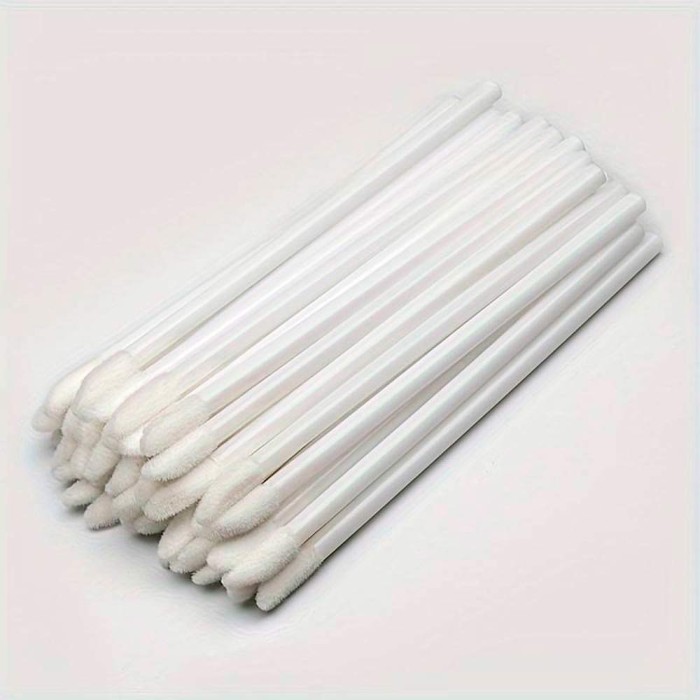 Aplicatoare Makeup Color 50 buc - Alb