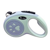 Lesa automata retractabila, flippy, pentru caini, 3m, 20 kg, abs, verde/bleu, 8x12x4 cm