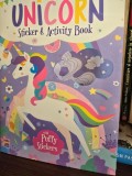 Unicorn Sticker &amp; Activity book - With Puffy Stickers (Unicorni. Jocuri si abtibilduri. Cu abtibilduri pufoase - carte in limba engleza)