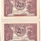 SV * Romania 2 x 2 LEI 1938 * Regele Carol II * SERII CONSECUTIVE +/- AUNC