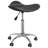 Cumpara ieftin Scaun de salon spa, negru, piele ecologica