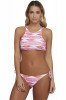 SW1227-25 Costum de baie in doua piese cu imprimeu colorat, L