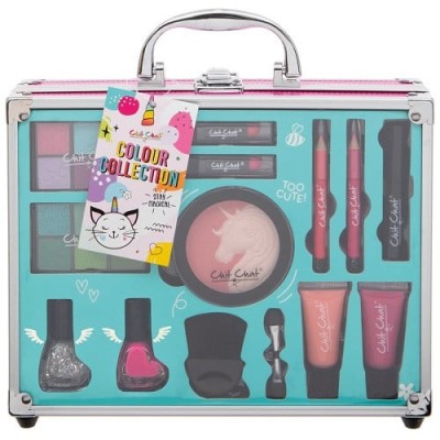 Geanta cu produse de machiaj, Technic, Chit Chat Colour Collection Case, 14 produse foto