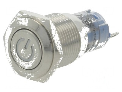 Comutator anti-vandalism Poz 2 SPDT 0,5A/220VAC 1A/24VDC foto