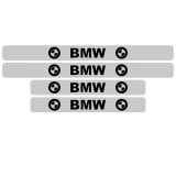Set 4 protectii praguri auto, autoadezive BMW, Negru