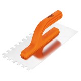 Gletiera cu dinti 10 mm NEO, inox 270x125 mm, maner plastic ergonomic