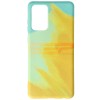 Husa Silicon Watercolor Samsung Galaxy A72 - Autumn Leaves, Protectie Premium