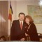 1999 Foto originala Radu Berceanu și Simona Culcea la Ministerul Transporturilor / PD Partidul Democrat / politica partide viata de partid 15x10 cm