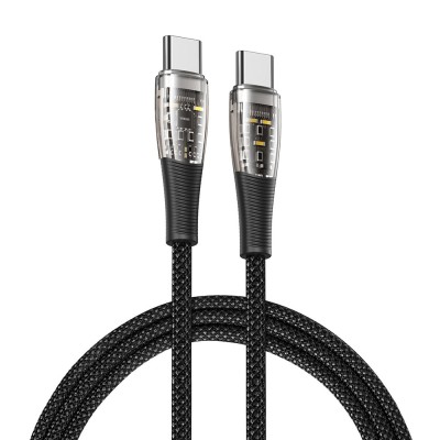 Duzzona - Data Cable (A6) - Type-C to Type-C, 65W, 1m - Grey foto
