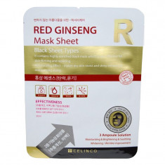 Masca faciala neagra Red Ginseng R Celinco, 30 ml foto