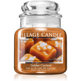 Village Candle Golden Caramel lum&acirc;nare parfumată (Glass Lid) 389 g