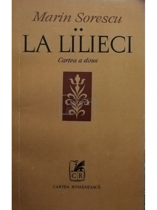 Marin Sorescu - La lilieci, cartea a doua (editia 1977)