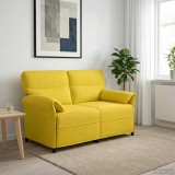 vidaXL Canapea 100% poliester, cadru din metal, MDF, placaj 42033893