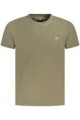 Timberland Tricou barbati, cu logo brodat, Slim fit, Verde inchis (Marime: M) foto