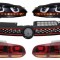 Grila Centrala VW Golf 6 VI (2008-2012) Golf 7 U Design cu Red Strip GTI LED dinamic cu Stopuri R20 si Faruri LED Performance AutoTuning
