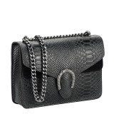 Cumpara ieftin Geanta neagra din piele naturala 1524 123