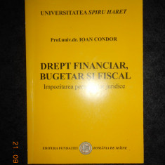 Ioan Condor - Drept financiar, bugetar si fiscal