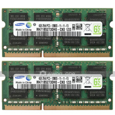 Kit Memorie Laptop DDR3 2 x 4 GB (8GB) 1600 Mhz PC3 12800S Garantie 6 luni