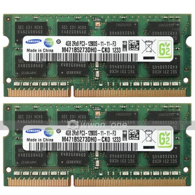 Kit Memorie Laptop DDR3 2 x 4 GB (8GB) 1600 Mhz PC3 12800S Garantie 6 luni foto