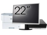 Pachet Calculator Second Hand HP EliteDesk 800 G5 SFF, Intel Core i5-9500 3.00 - 4.40GHz, 16GB DDR4, 512GB SSD + Monitor 22&amp;quot; &amp; Imprimanta Brother