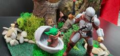 Diorama Star Wars, Mandalorian, Baby Yoda, (Macheta, Decoratiune) foto