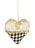 Set 12 ornamente brad Inimioara 12x4x11 cm