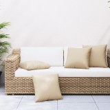 Gossi perne de canapea, 4 buc., bej, 40x40 cm, textil