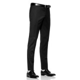Pantaloni barbati slim negri PT1858