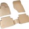 Set de 5 covorase bej cauciuc 3D stil tavita premium pentru Audi Q7 2005-2015