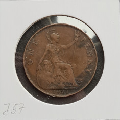 J57 Marea Britanie One Penny 1921
