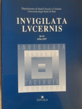 INVIGILATA LUVERNIS 18-19/1996-1997-DIPARTIMENTO DI STUDI CLASSICI E CRISTIANI, UNIVERSITA DEGLI STUDI DI B-235562 foto