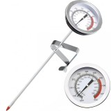 Termometru metalic de bucatarie Pufo cu sonda lunga, 31.5 cm