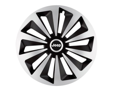Set 4 capace roti Fox Gri-Negru R16 pentru gama auto Jeep foto