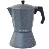 Filtru de cafea cubanez Klausberg KB 7547, 9 cesti, Inductie, Marmura gri