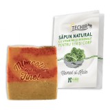 Cumpara ieftin Sapun natural bogat in vitamine si minerale pentru ten si corp cu namol si kale, 120 g, Techir