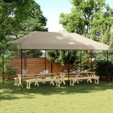 Cumpara ieftin Cort de petrecere pliabil Pop-Up, taupe, 580x292x315 cm