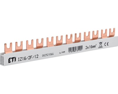 Bareta de alimentare 2P busbar furca 12M 100A ETI 002921066 foto