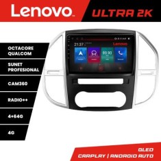 Navigatie Mercedes Vito w447 2016- Android radio gps internet 8 core QLED Qualcomm 4+64 360 Lenovo CarStore Technology foto