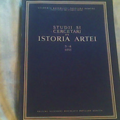 Studii si cercetari de istoria artei nr.3-4/1995